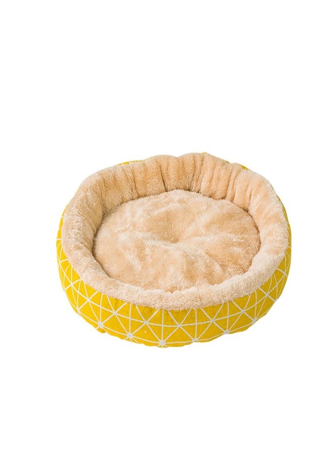 GeRRiT Universal Cat Bed Pet Mat Dog Bed Dog House Pad Round Nest Warm Pet Nest,M(18x18x4) - Image 1